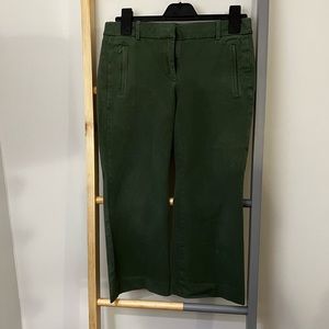 Green J Crew Teddie pants